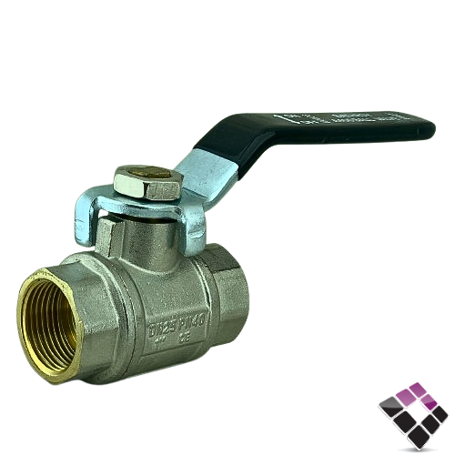 حنفية نحاس مطلي كروم ثقيل BATHROY ايطالى يد أسود 1" رقم 2801136