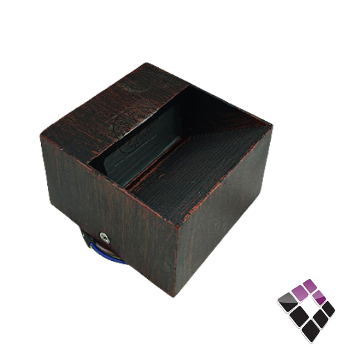 كشاف لطش خارجي GETEX / LED إطار نحاسي+إضاءة أبيض رقم 9249RD+WH***