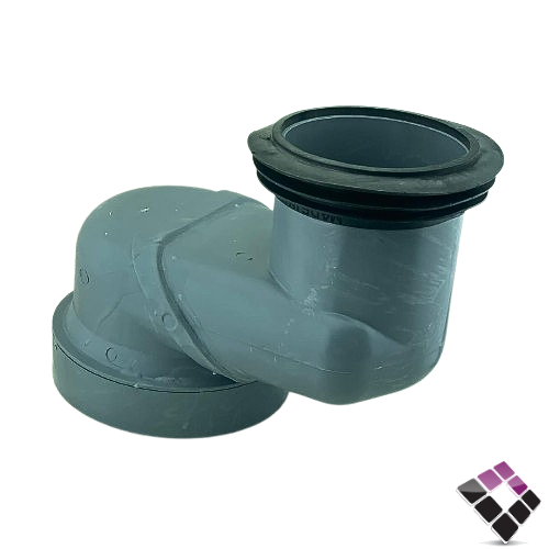 تحويلة كرسى افرنجى مائلة N-B اردني لون رمادي مقاس 12 سم ×4"