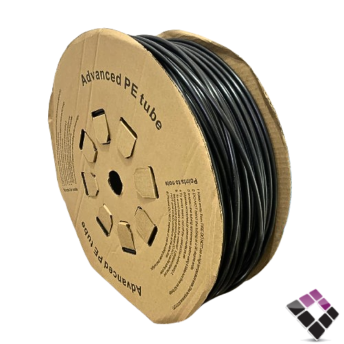 لي تحلية + رذاذ لون أسود 1متر