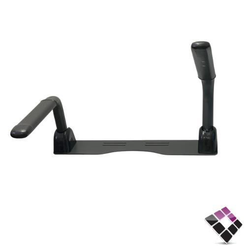 ذراع كرسي افرنجي متحرك ثقيل اسود HALVER 40061 Black لـ ذوي الاحتياجات الخاصة وكبار السن