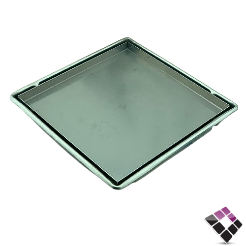 صفايةا مفرغة للبلاط ستيل SS304 لون كروم BATHROY  ايطالي مقاس 20×20 رقم 6702026