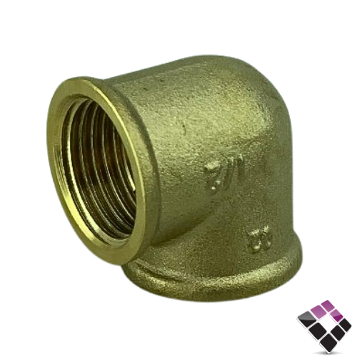 كوع زاوية نحاس ثقيل T0UCH صيني مقاس 1/2"