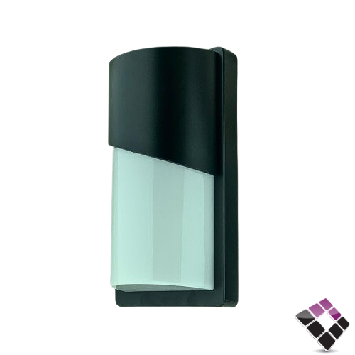 ابلك جداري LED خارجي بلاستيك  PLATO-PLUS مستطيل نص دائرة جرم أسود إضاءة 3000K أصفر 24W