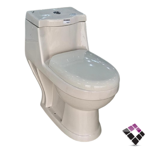 كرسي افرنجي بورسلينا سعودي موديل نجمة لون بيج 25 سم نخب أول