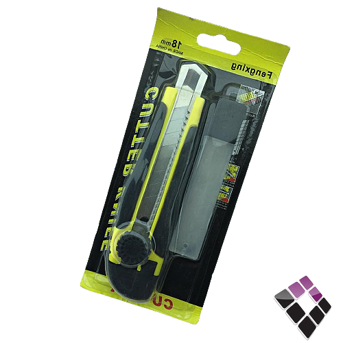 سكين مشرط  موكيت حديد طويل CUTTER + XIAOMIN صيني مع غيار           ...رقم الصنف (751931)