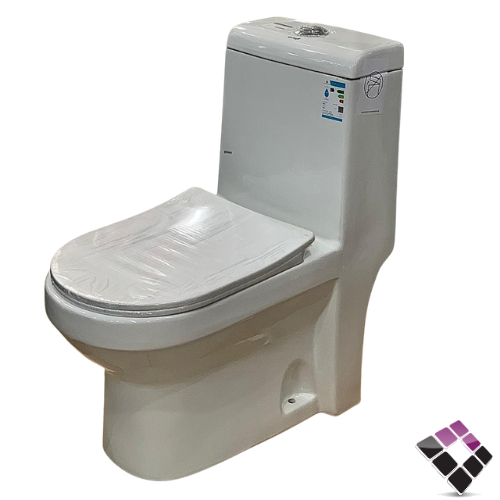 كرسي افرنجي OTTO صيني لون ابيض سيفون طويل رقم  مقاس 30سم رقم OT6171