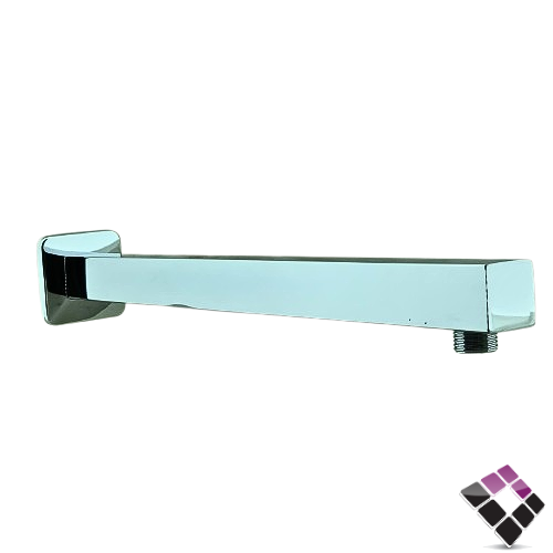 ماسورة ذراع طاسة خلاط دش دفن مخفي جداري كروم مربعة 40 سم MODERN الماني رقم P1104-SQ