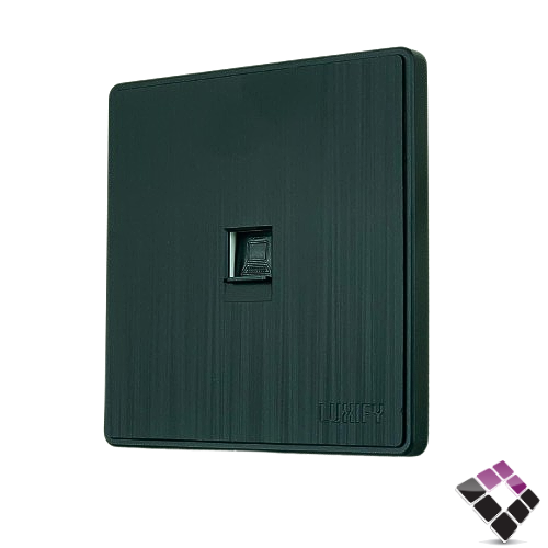 فيش شبكة كمبيوتر CAT6 كبس LUXIFY صيني لون أسود موديل بيانو رقم 23700021