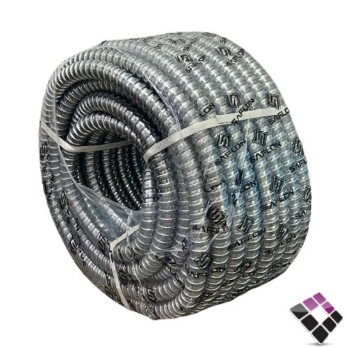 لي تمديد كهرباء جرجور استيل حديد حلزوني SAFLON سعودي مقاس 1/2" طول 30 متر