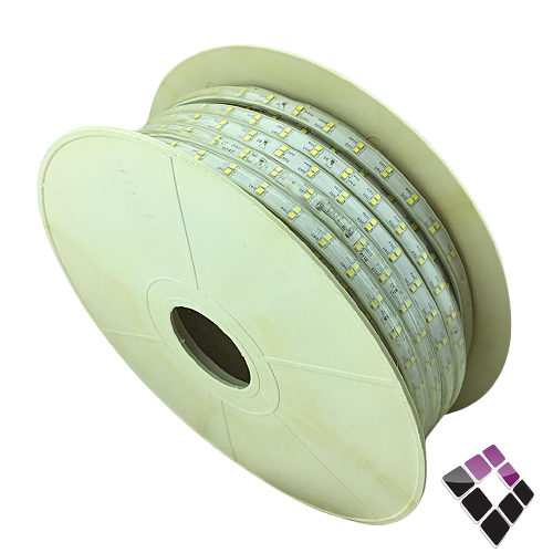 لفة لي زينة LED الرائد AL RAED صيني اضاءة 4000K كريمي 2 خط 116 لمبة بالمتر 5W للمتر 9 ملم