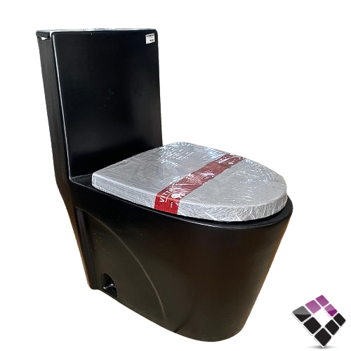 كرسي افرنجي ارضي VITTA صيني لون أسود بيضاوي مقاس 30CM رقم 03