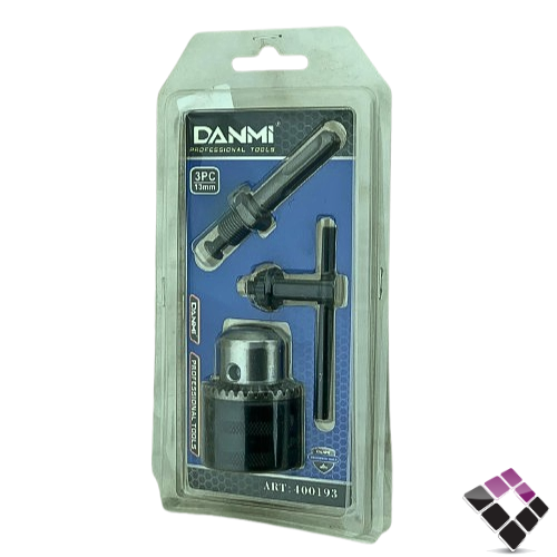 رأس دريل + مفتاح + تحويل دانمي DANMI صيني 13" رقم 400193
