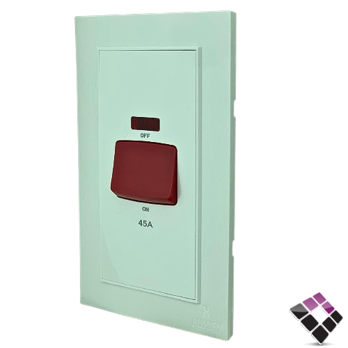 مفتاح مكيفLUXIFY صيني 7*14*45 أمبير لون أبيض  عريض رقم 25000024