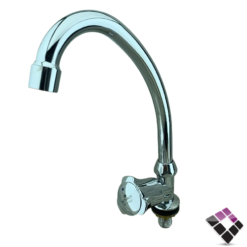 خلاط مجلى خط واحد بارد واقف شجرة مسكة عادي BATHROY ايطالي موديل كوستا رقبة عالية