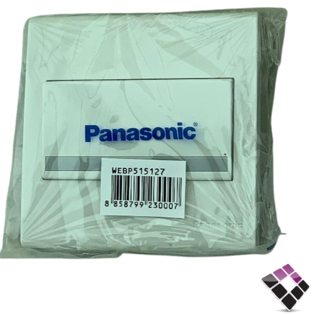 مفتاح مفرد أبيض عريض باناسونيك Pansonic (الضمان لدى الوكيل بعد فحصها )