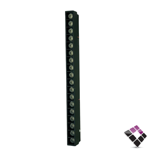 لينير مستطيل مجرى مغناطيس مجنتك موديل عيون ثابت NEW POWER جرم لون أسود 33CM إضاءة 4000K كريمي 18W رقم 103182