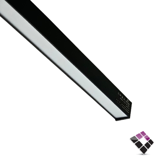 لينير مجرى مغناطيس مجنتك موديل بنل مثلج ثابت HIGH STARS جرم لون أسود 120CM إضاءة 4000K كريمي 40W رقم 2854