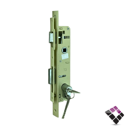 كالون باب المنيوم سكاب SKAB صيني لون بيج مقاس 25 ملم مع قلب سلندر