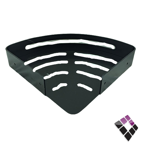 رف حمام زاوية 1 دور المنيوم لون أسود MQ صيني رقم MQ-127B...رقم الصنف (37242102)