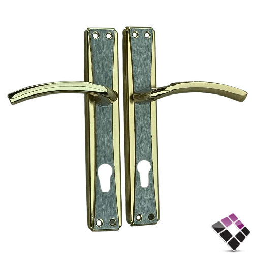 يد كالون سكاب SKAB صيني خفيف متحرك طويل لون ذهبي + فضي رقم 413SN/GP