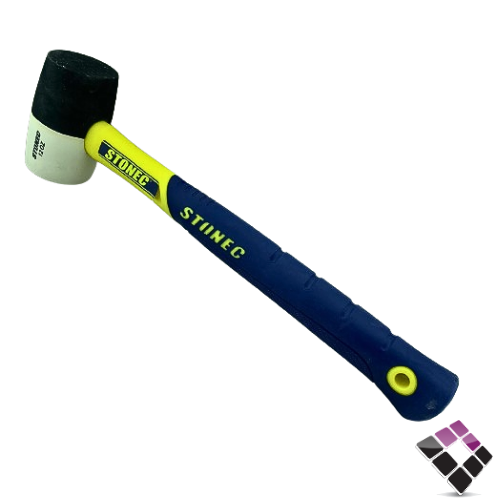 شاكوش ربل أبيض + أسود STONEC صيني يد فايبر مقاس 12 أونصة = 340 جرام