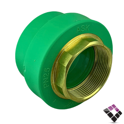 جلبة  سن داخلى نحاس عسك سعودي  اخضر2×2"  ***  ASK