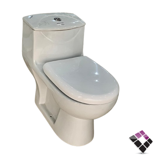 كرسي افرنجي بورسلينا سعودي موديل تاج لون أبيض نخب أول