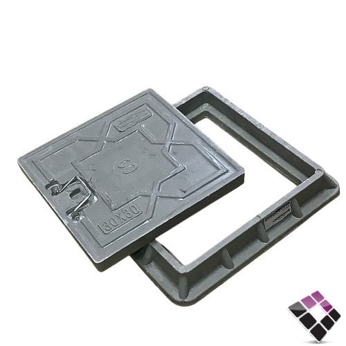 غطاء فيبر لون رمادي ثقيل  Stamina المقاس مع الحلق  30×30 رقم 50