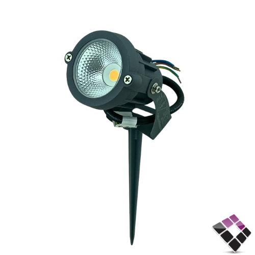 كشاف حدائق LED غرس نيو باور NEW POWER عدسة COB إضاءة 3000K أصفر 7W رقم 106096