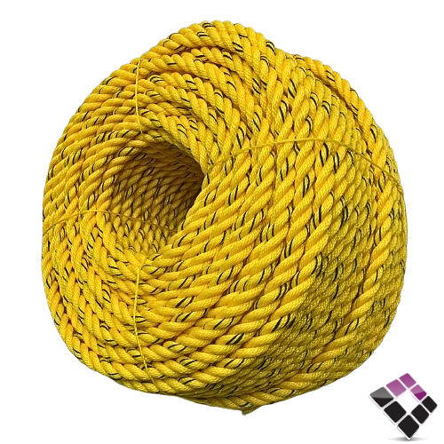 لفة حبل بلاستيك طول 150 متر تقريبا سماكة 20 ملي