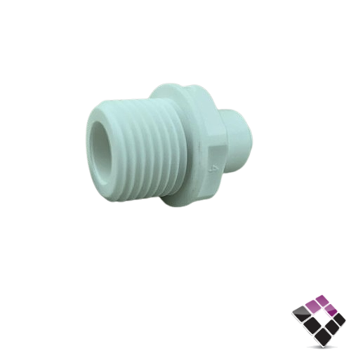 جلبة نقاص بلاستك لي جهاز تحلية - رذاذ  سنة خارجي 1/2 × 1/4 " كبس