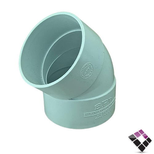 كوع فاتح ابيض ثقيل 114/ "4 ملم فابكو BPF