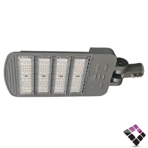 كشاف شارعLED خارجي SMD نقاط Hi PLUS إضاءة 6500K أبيض مع خلية ضوئية 200W