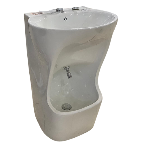 مغسلة وضوء موديل برميل حوض لغسل القدمين STAMINA صينى بيضاوي لون أبيض  رقم WB-037