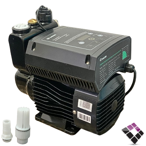 دينمو مضخة سمنان ذكية سيفر SAVER متغيرة السرعة لزيادة ضغط الماء اتمتك مع تحكم بالضغط + شاشة دجتل 1 حصان