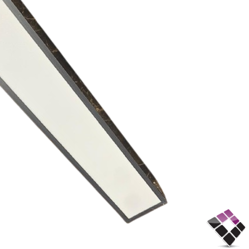 نجف لينير LED بغطاء LINEAR همر HUMMER جرم أسود اضاءة 4000K كريمي مفرد مقاس  7سم×120سم 30W