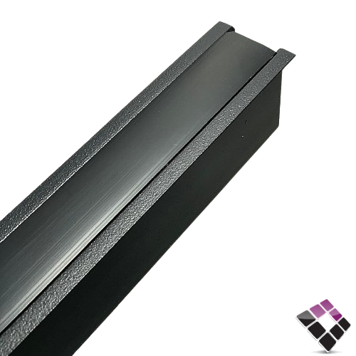 مجرى مغناطيس مجنتك دفن غاطس داخل الجبس بعد التأسيس بشفة أمامية ظاهرة المنيوم HIGH STARS طول 2M رقم 2876