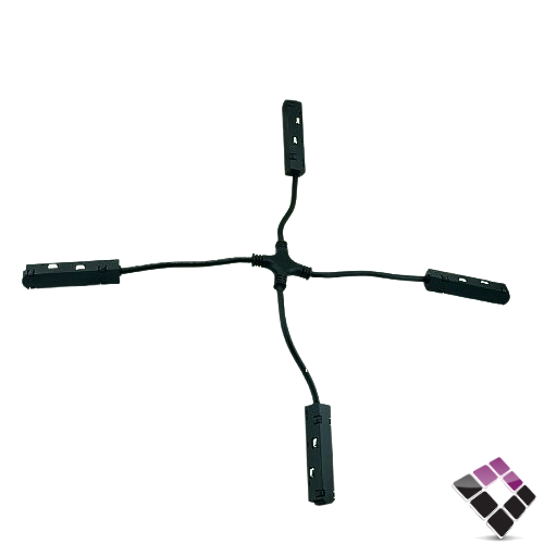 توصلة كهرباء بسلك رباعي لشكل + مجرى مغناطيس مجنتك NEW POWER  رقم 103143