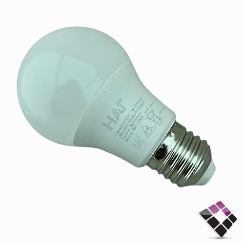 لمبة LED كروي بلاستك HAI صيني مثلج إضاءة أخضر 7W- E27