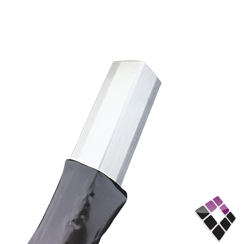 زاوية ركن المنيوم مربع DAR صيني لون فضي مقاس 2×2 سم طول 2.40 متر رقم SST22B