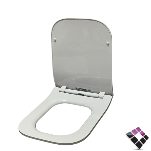 غطاء كرسى افرنجي خزف سعودي مربع لون أبيض هيدروليك UF