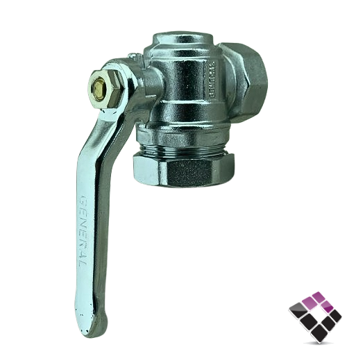 سيفون محبس حنفية يد كروم بدون الماسورة جنرال General صيني 1"