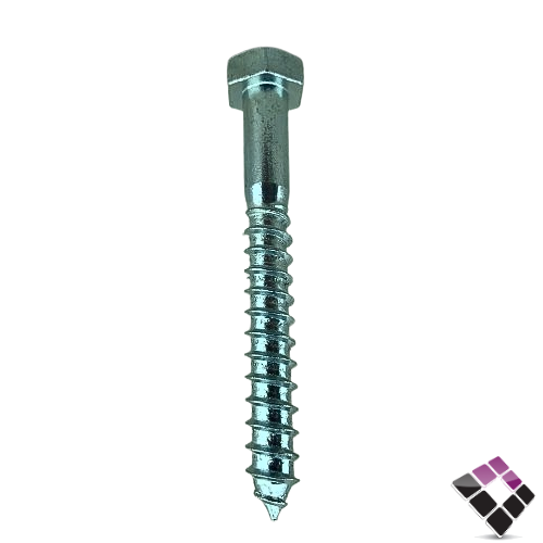 مسمار برغي راس سداسي سنة خشن لاج سكرو 12ملي × 10سم