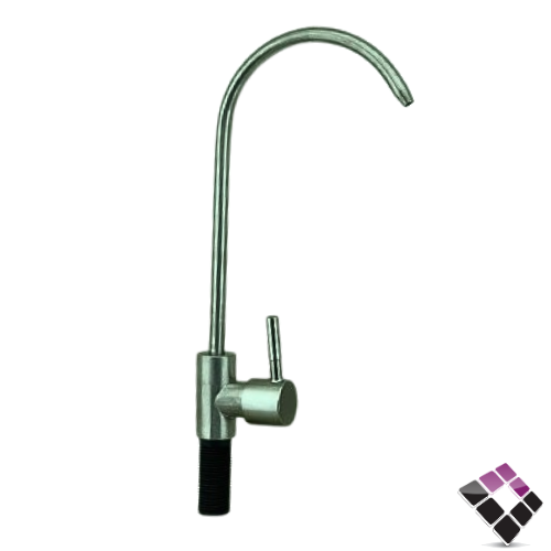 خلاط فلتر تحلية لون فضي مطفي تيتانيوم 304