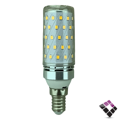 لمبة LED كبسولة ستيك SMD نقاط MomaN إضاءة 3000K أصفر 12W سنة E14