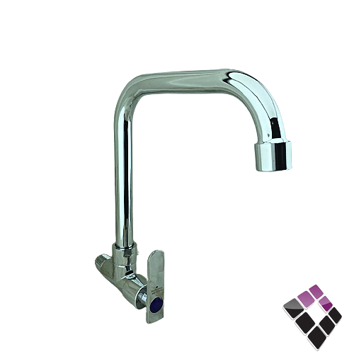 خلاط مجلى جداري رقبة L خط واحد بارد فقط BATHROY ايطالي 1/2 فتحة PRIME...رقم الصنف (3211314)