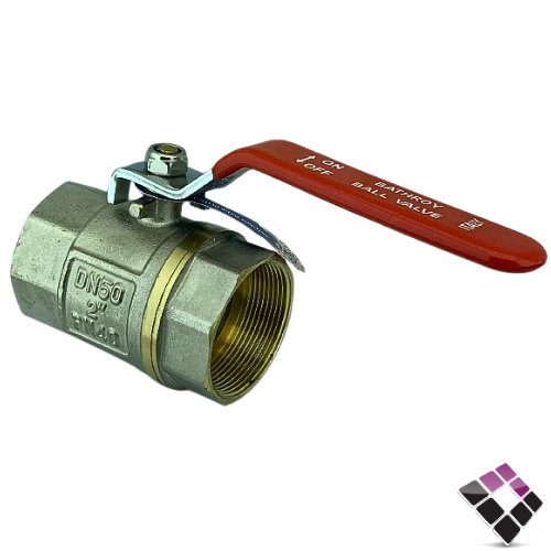 حنفية سن نحاس BATHROY ايطالى يد أحمر 2"