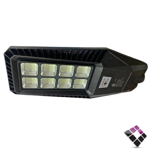 كشاف شارع LED يعمل على الطاقة الشمسية AL RAED الرائد إضاءة أبيض مع خلية ضوئية و ريموت 200W