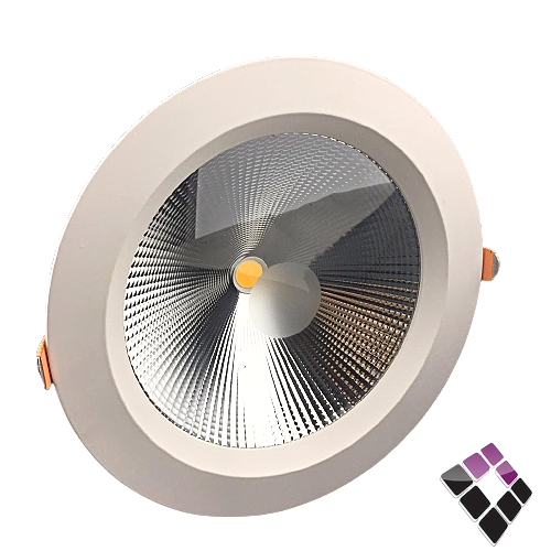 كشاف اسبوت لايت LED اصفر سيدرا سعودي COB ترانس اسباني30w***